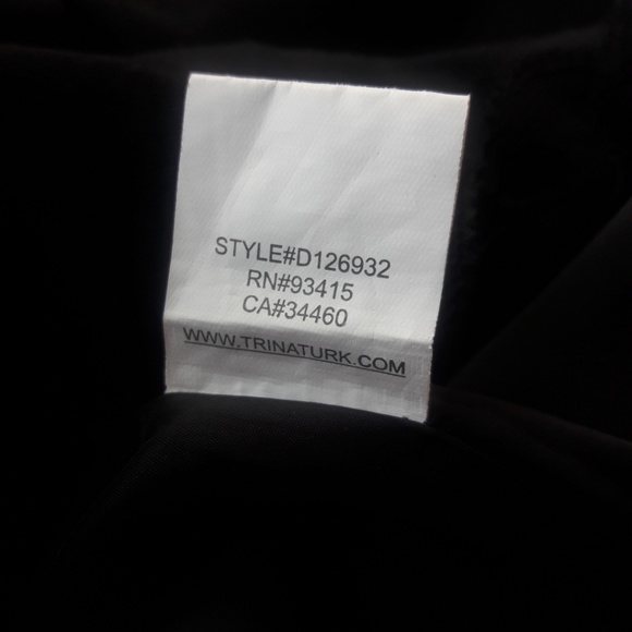 Trina Turk Dress Ponte Knit Sleeveless Back Zipper Black White Slip Stretch 4 - Picture 6 of 7